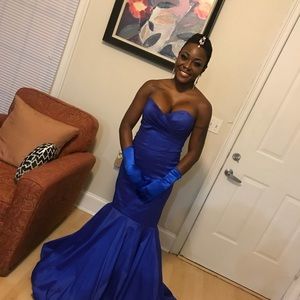 Blue Ball Gown